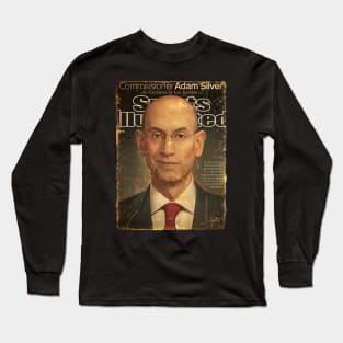 COVER SPORT - SPORT ILLUSTRATED - COMMISSIONER ADAM SILVER Long Sleeve T-Shirt